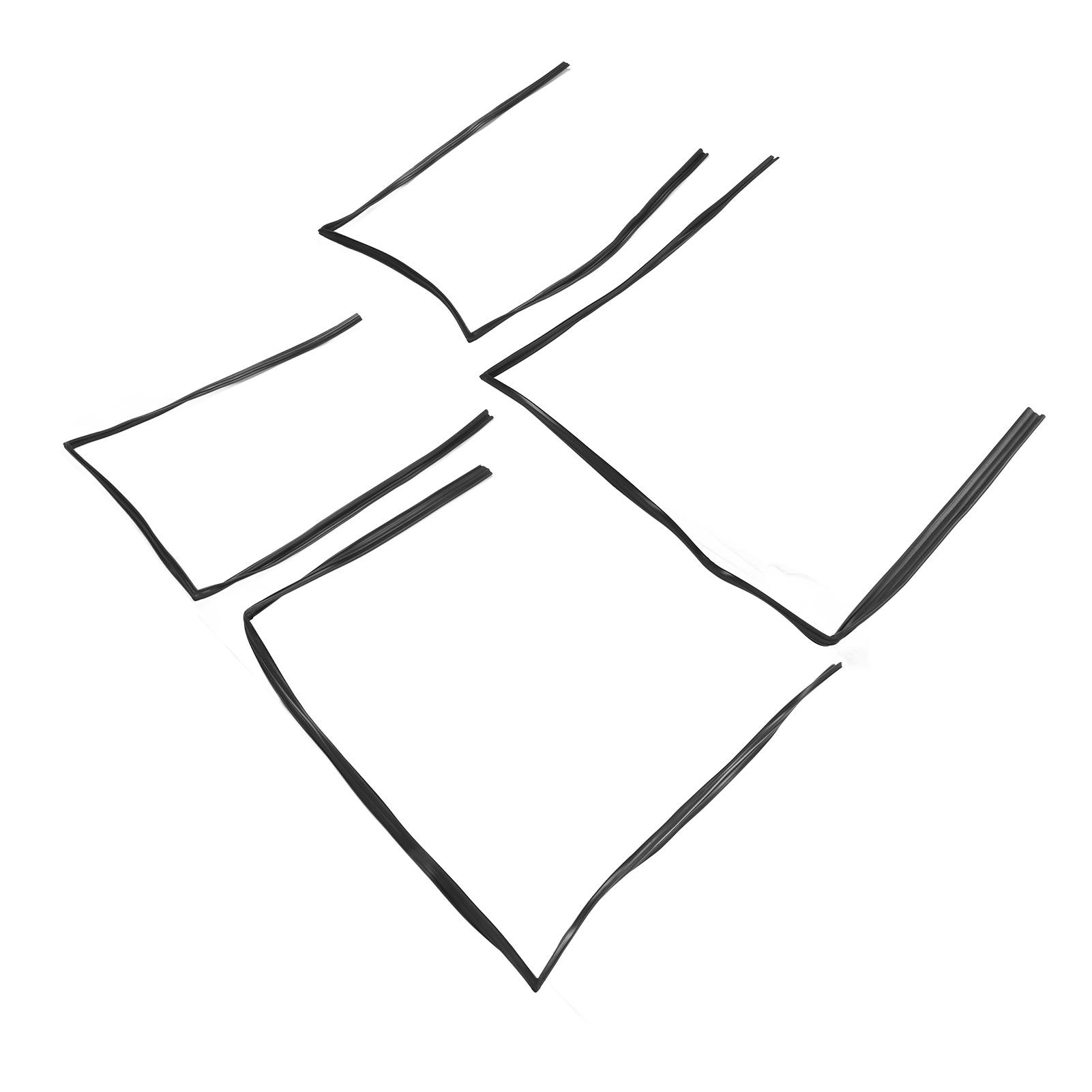 

Уплотнитель молдинга окна 68152‑60011 Резиновые уплотнительные полосы молдинга дверного пояса Замена для Toyota Land Cruiser FZJ80 FJ80