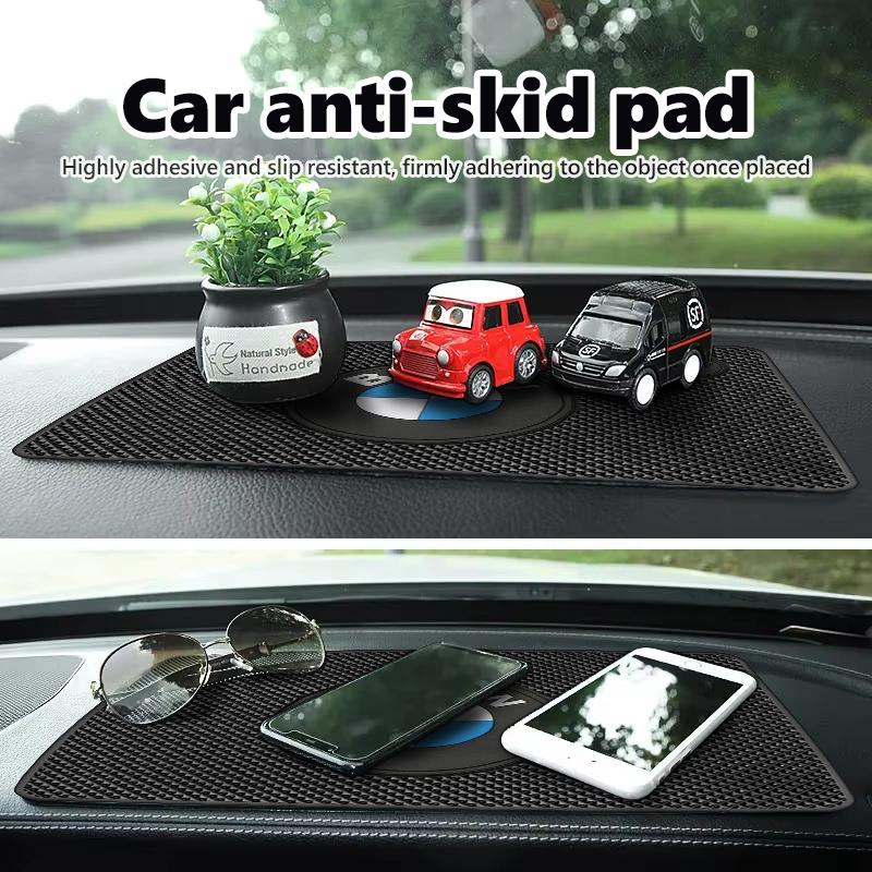 AAAOZ1 PVC Car Dashboard Anti-Slip Mat Phone Holder Pad Non Slip Mat For BMW M 1 3 4 5 6 7 Series M3 M6 F01 F02E34 E36 E70 F10 X6 X1