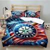 Seattle Logo Bedding Set 3pcs, High Quality Bedding Set Including 1pc Duvet Cover And 2pcs Pillowcases for Bedroom, Dormitory Gift