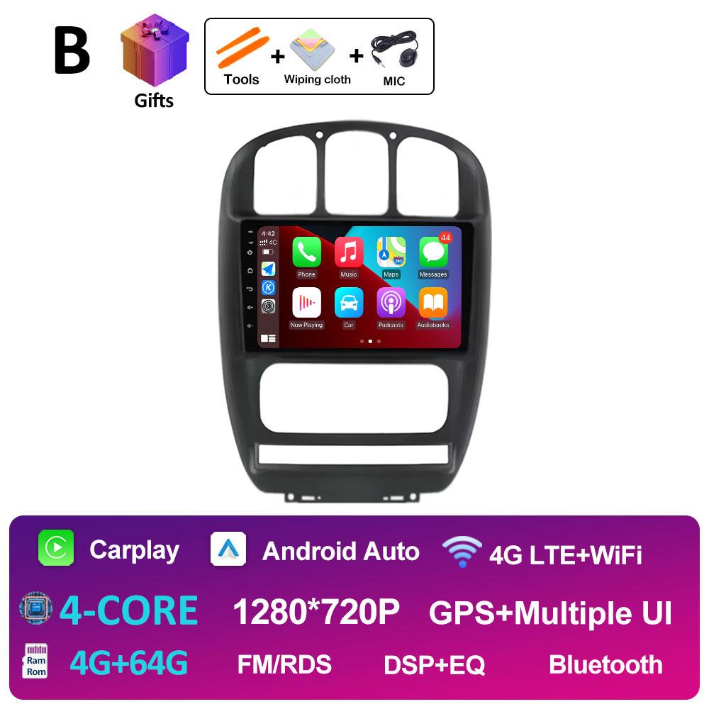 For Chrysler Grand Voyager RS 2000 2001 2002 2003 2004 2005 - 2012 Wireless Carplay Android Auto GPS Navi Bluetooth Accessories