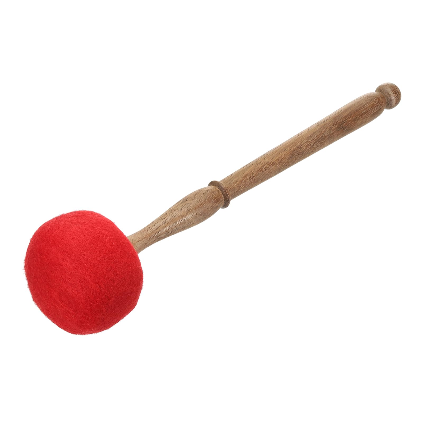 

uxcell Singing Bowl Mallet Strike Wool Red Sound Bowl Drumsticks for Meditation, Yoga, Relaxation, Extra