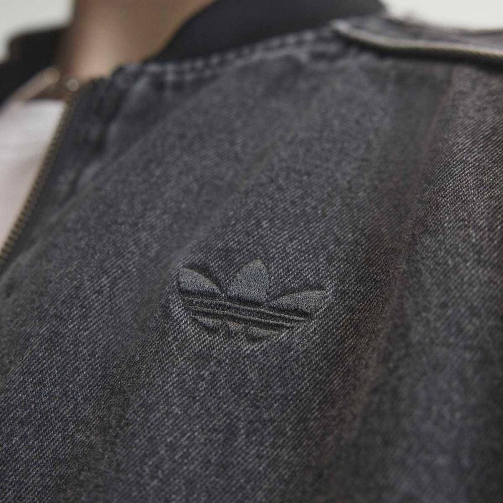 AdidaS Men S SSt Denim Bomber Jacket Ib6948