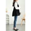[Gold Japan] Large Size Ladies Tops Tunic Camisole Frills Balloon Peplum Stretch Gather Layered Spring Summer Jp531 5L Black
