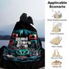 1 pezzo Coperta Morbida in Flanella Grand Theft Auto con Stampa di Designer Una coperta accogliente per tutte le stagioni, perfetta per il divano, il letto, l'ufficio