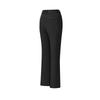 FILA Golf Series Casual Commuting Sports Simple Comfortable Versatile Elastic Flared Knitted Leisure Pants Women bottoms Deep-Black A11W545809FBK