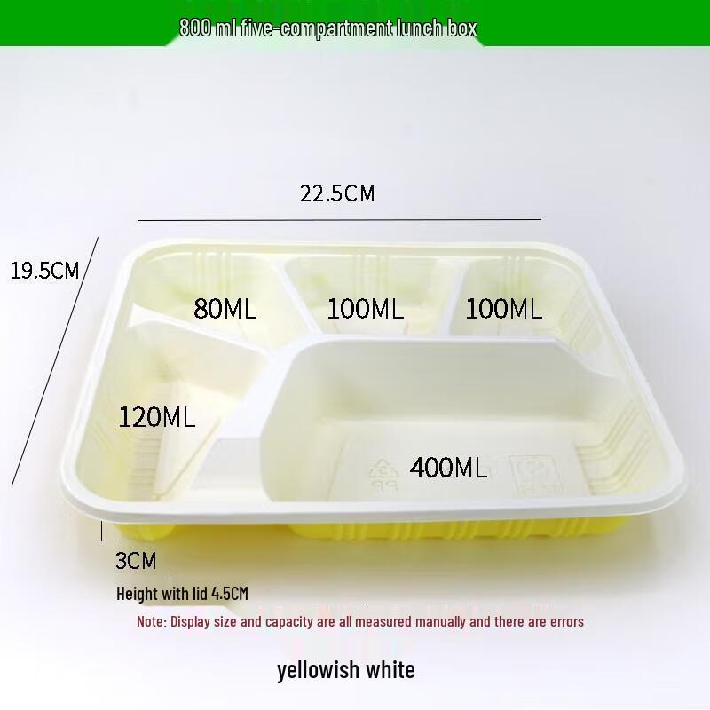 

Disposable Multi-Compartment Takeaway Lunch Boxes