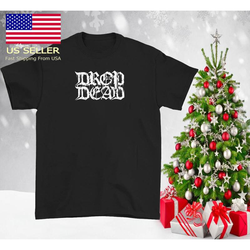 Drop Dead Gothic Font Graphic T-shirt S
