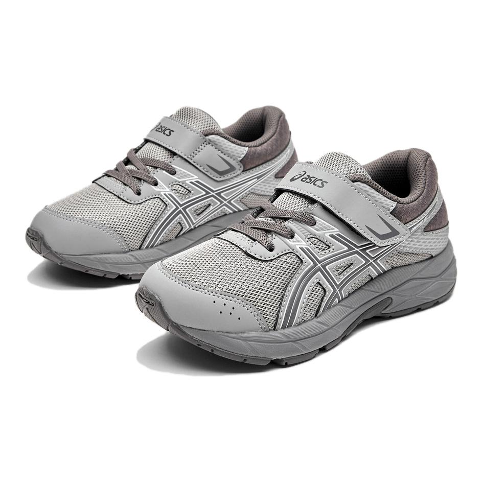 Asics Contend Ac Ps Comfortable Breathable Low Top Kids Running Shoes Kids Running Shoes Gray 1014A320-021