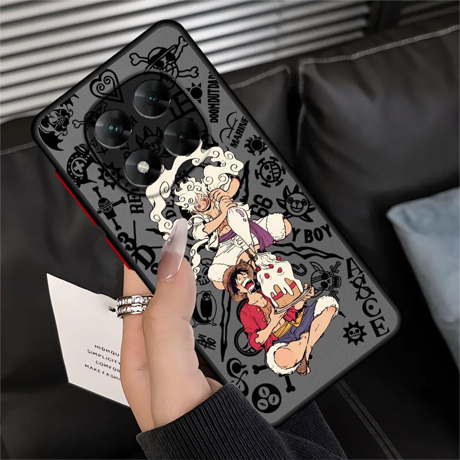 Anime One Piece Luffy Zoro Funda Back Phone Cover Case for Xiaomi Redmi Note 14 14C A4 11 12 13C 13 Pro Plus 9S 10
