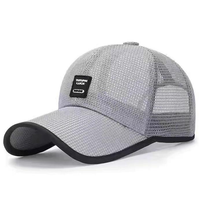 Men's Casual Mesh Baseball Cap with Sunscreen Protection for Outdoor Activities