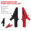 HT18A Alligator Clip Universal Testing Lead Component Automotive Battery Test Clamp Set Electricity Detect Tool Accessories