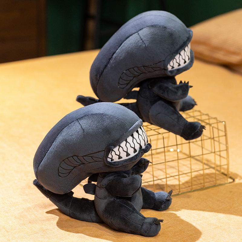Kawaii 20Cm Alien Xenomorph Plush Toy Cartoon Soft Stuffed Cute Doll Plushie Holiday Gifts Kawaii Room Decoration Toys
