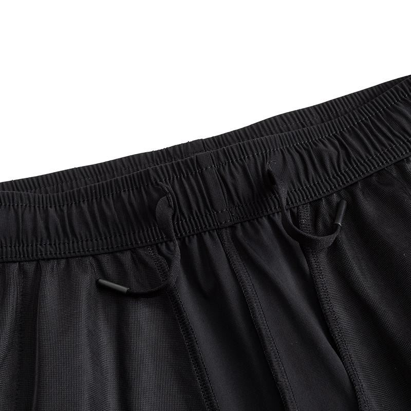Anta Ice Skin Lightweight Comfortable Casual Knitted Sports Pants Men bottoms Basic-Black 152627303S-3