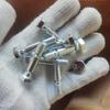 Practical Snow Blower Shear Bolt and Nut Set Model 707555 Metal Construction Replacement Nut Suitable for Winter Use