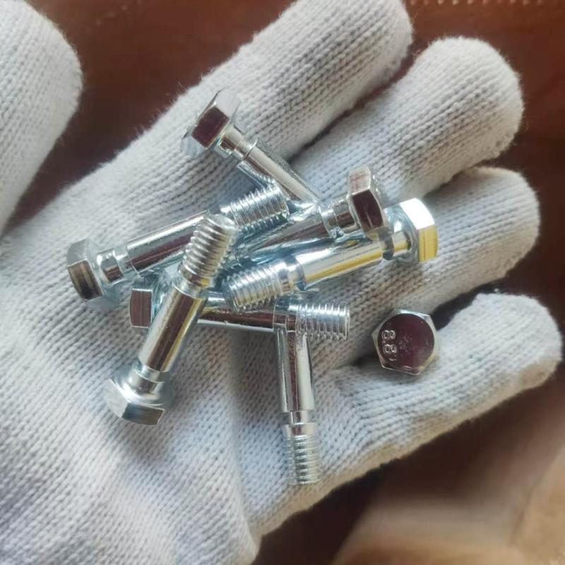 Practical Snow Blower Shear Bolt and Nut Set Model 707555 Metal Construction Replacement Nut Suitable for Winter Use