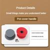 1/2/3PCS Pot Lid Knob Silicone Universal Pot Handle Replacement Kitchen Cookware Cover Knobs for Pan Lid Kitchen Accessories