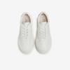 Tata/her 2025 spring fashion casual versatile thick soled lace up white shoes