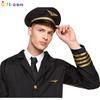 Aviation Captain Air Force Uniform Male Air Force Junior Pilot Clothes Black Suit Work Uniform Performance Uniform