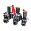 Válvula Solenoide de Irrigação Aspersor Válvula de Nylon 220V 110V 24V 12V DC com trava(9-20V) Para jardins, relvados, agricultura, estádios