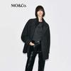 MO&Co. Women's Knit Patchwork Wool Coat