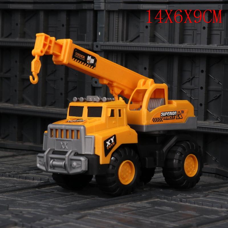 1Pcs Simulation Vehicle Big Toy City Car Concrete Mixer Truck Fire Role Play Boy Gift Construction Vehicle Sliding Bulldozer Toy