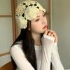 Hollow Out Crochet Hollow Flower Knitted Hat Elegant Knit Cap Retro Warm Beanies Hat  Autumn