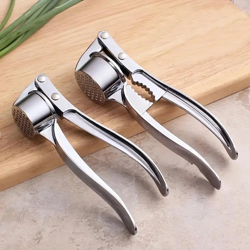 1pc Alloy Manual Garlic Press, Garlic Paste