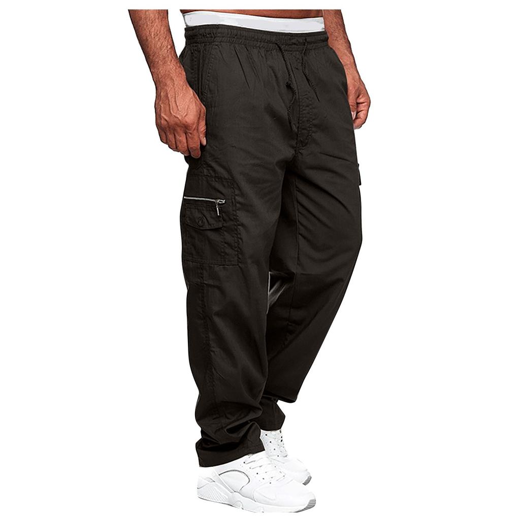 Men's Sports Casual Jogging Trousers Lightweight Hiking Work Pants Outdoor Pant