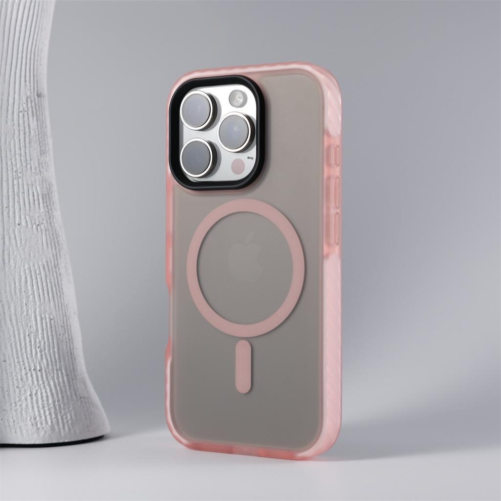 Translucent Matte Magnetic Phone Case For iPhone 17 Pro Max Air 14 15 Plus 11 12 13 16 Pro For Magsafe Anti-Fall Protector Cover