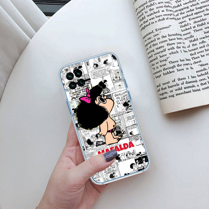 MH88 Mafalda Case for Motorola E7 G6 G7 G8 G9 Plus Power Play G10 G20 G04 E30 E40 E22 E20 E13 E15 G22 G23 G05 G75 G35 G55