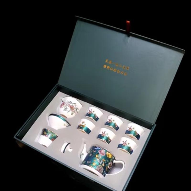 Фарфоровый чайный набор Tang Qin Hao Yi Изумрудный Лес