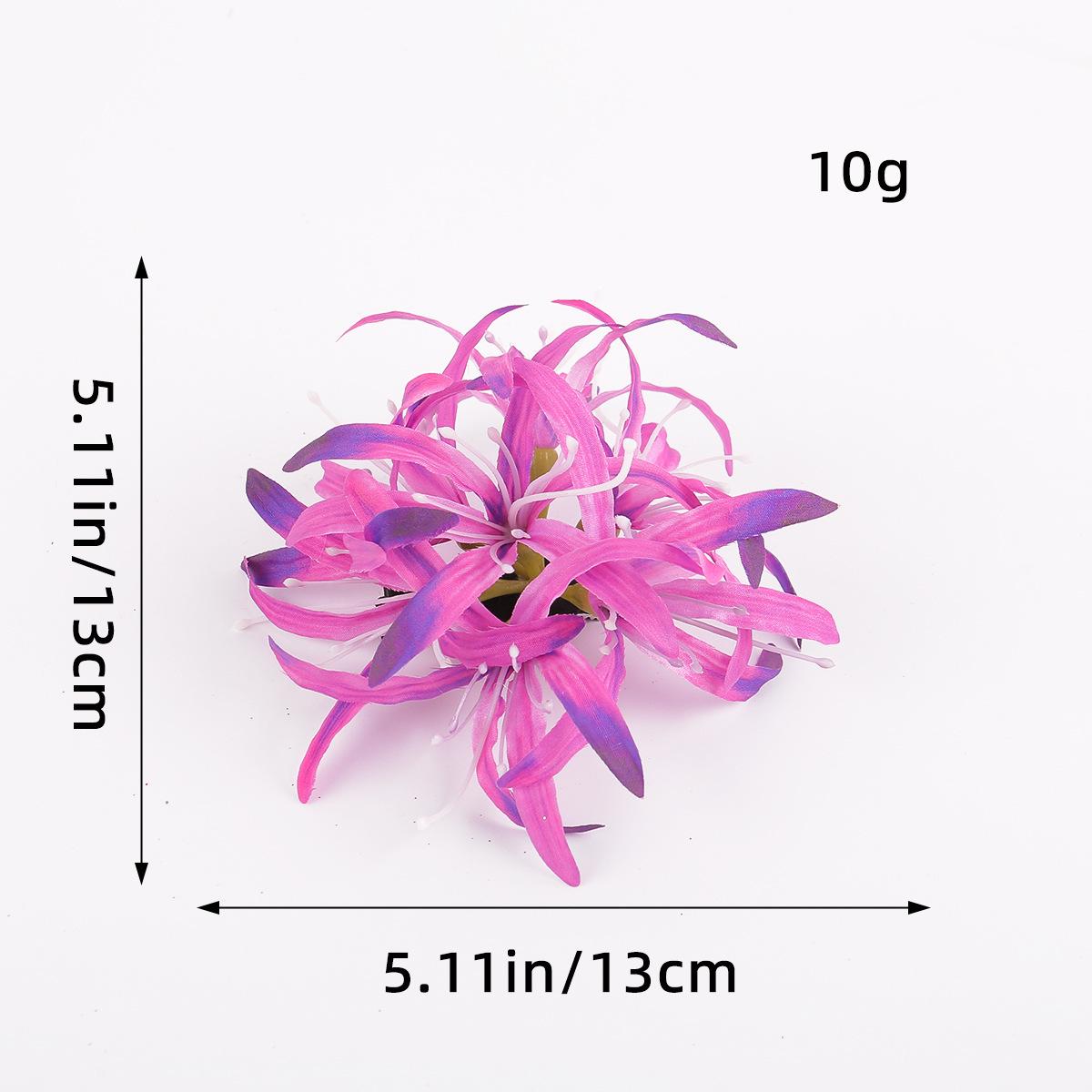Yang Mi Lycoris Radiata Flower Hair Claw Clip - Pastoral Style Hair Accessory