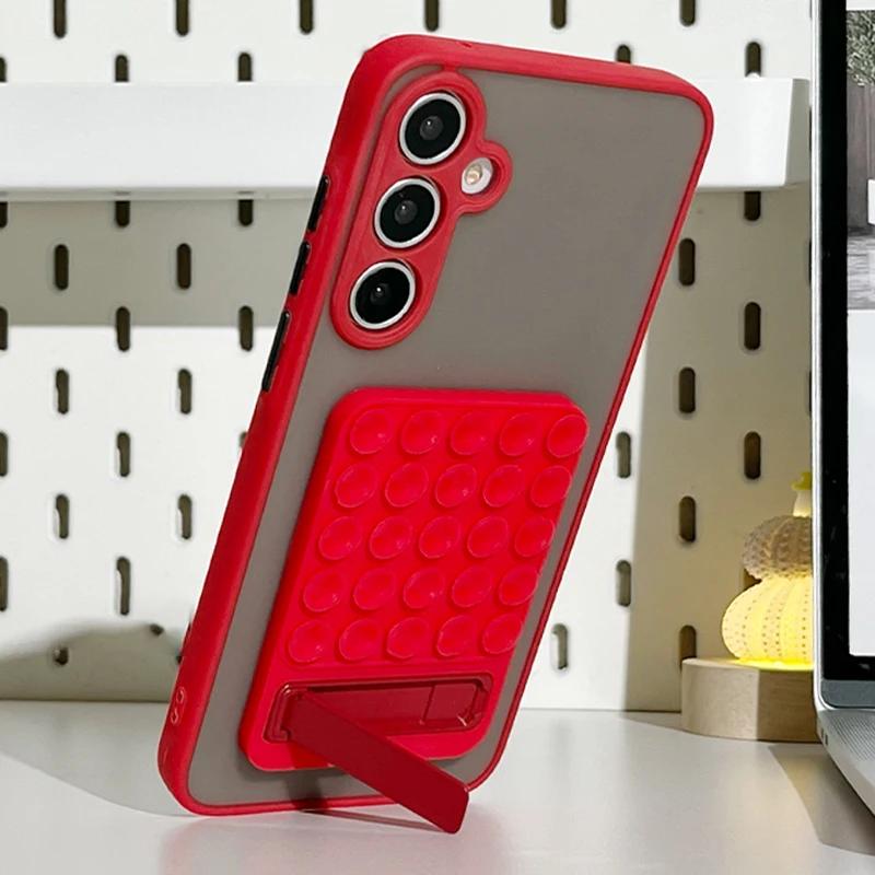 2pcs Silicone Suction Mobile Phone Holder Strong Adhesive Desktop