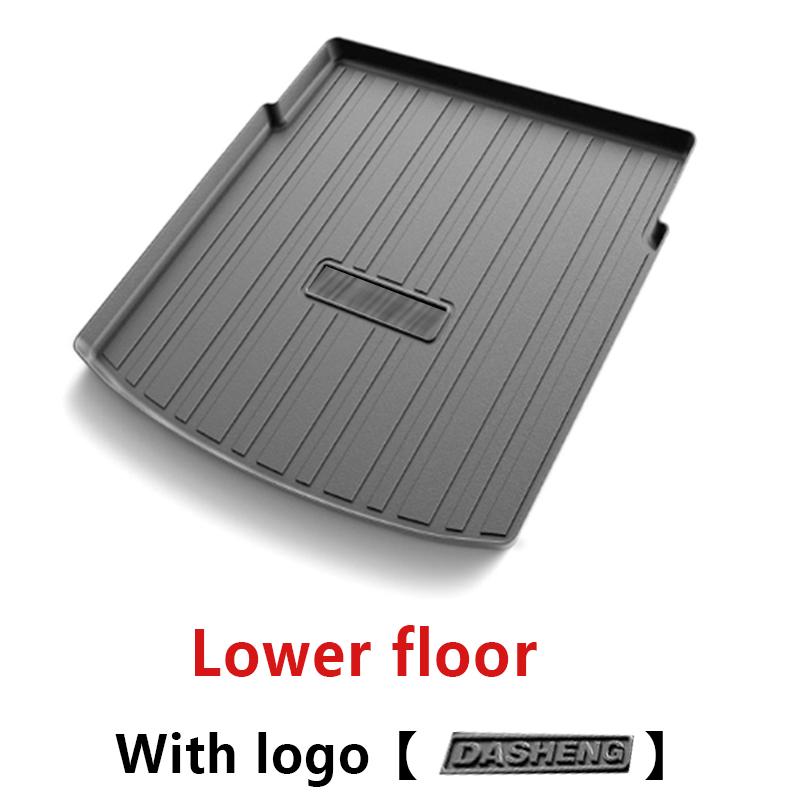 TPE Car Trunk Mat For Jetour Dashing Accessories 2022~2025 2023 2024 Waterproof Rubber Trunk Pad Cargo Liner Auto Carpet Mats