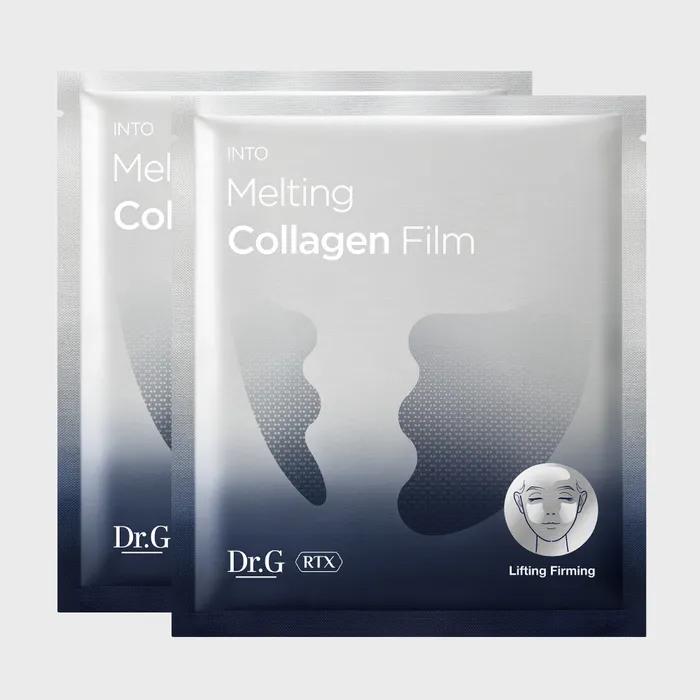 Lifting Film_RTX Into Melting Collagen Film (1 Sheet for Forehead + 2 Sheets for Cheeks) 2 Sheets