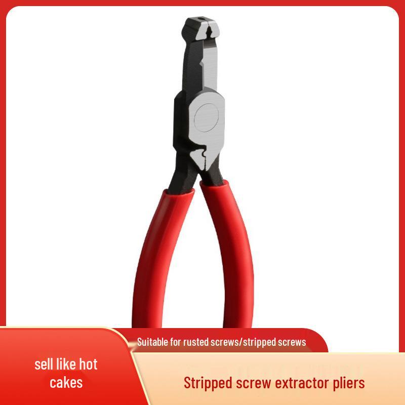 Anti-Slip Stripped Screw Extractor Pliers - Multi-Functional Rust Screw Removal Tool