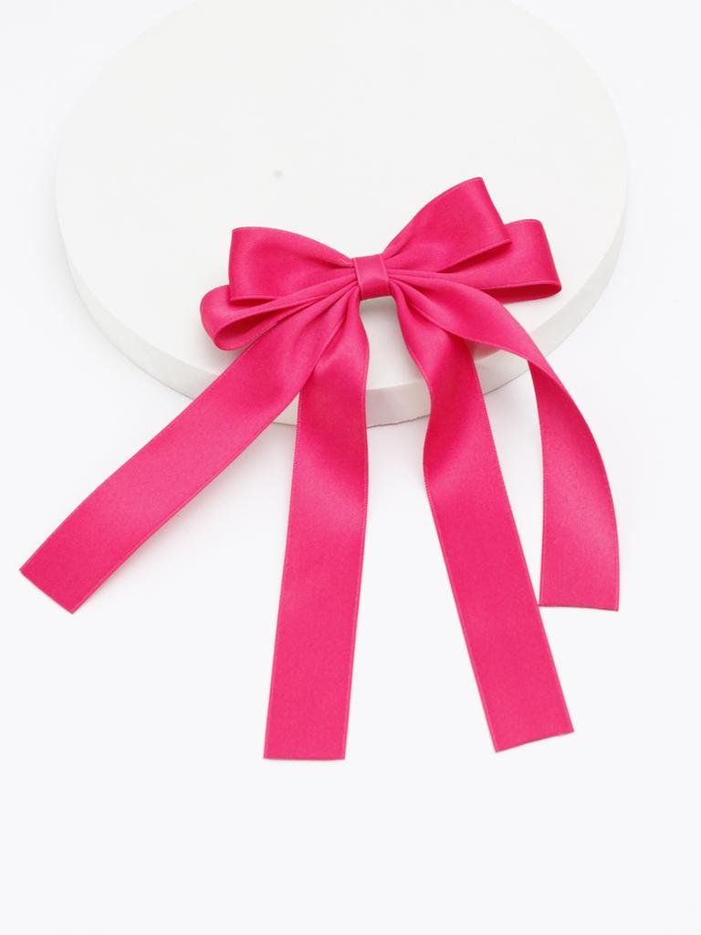 Lystrfac Fashion Fabric Ribbon Hair Bow Hairpin for Women Girls Hair Clips Back Head Top Clip Female Hair Accessories