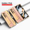 "Custodia Protettiva in Pelle Samsung Z Fold5 per FOLD4/FOLD3 - Copertura Totale, Anti-Caduta, Compatibile con Cerniera"