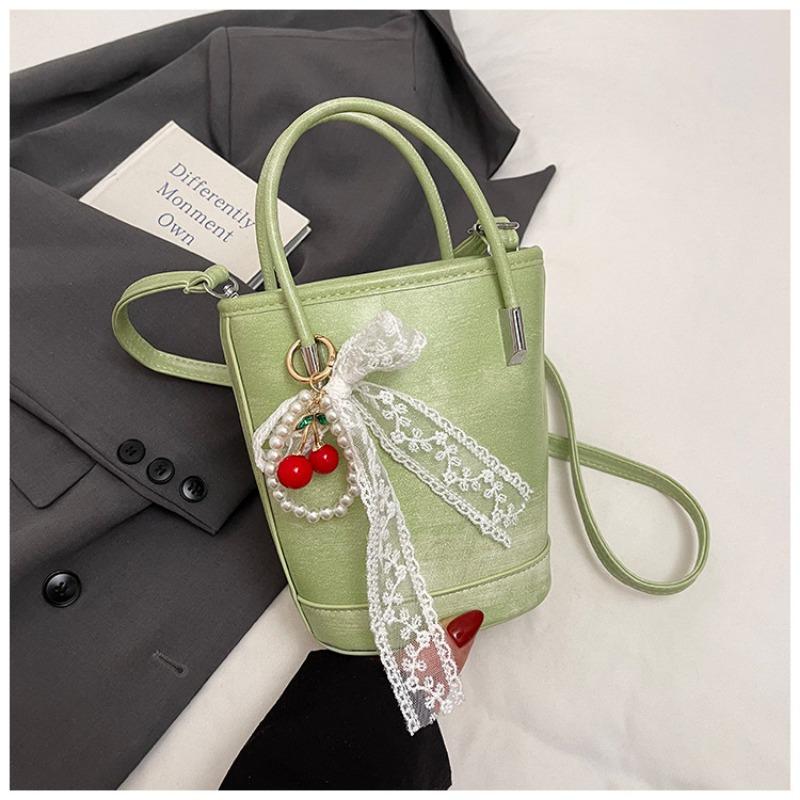 Premium hand bag women's new trendy fashion texture shoulder bag crossbody bucket bag