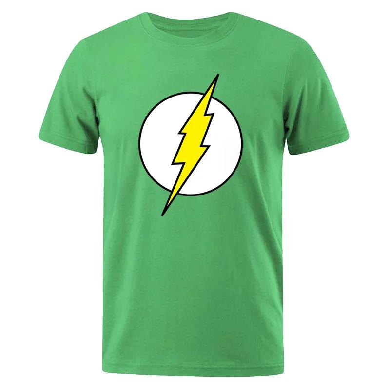 Tričko The BIG BANG Theory The Lightning Tričko s potiskem pro muže Bavlna Oversized oblečení Ležérní Street Krátký rukáv Legrační trička