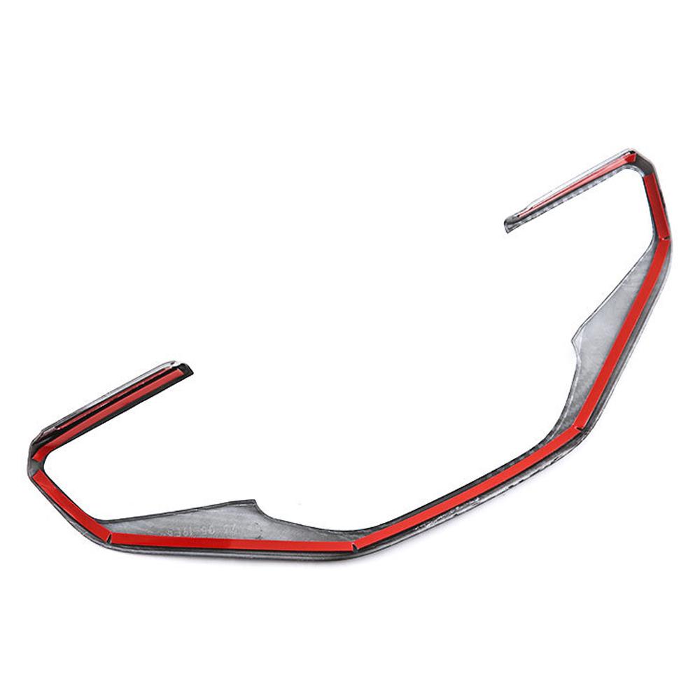 Carbon Fiber Texture Car Interior Steering Wheel Panel Frame Cover Trim Decoration Accessories For MG 4 MG4 EV Mulan 2023