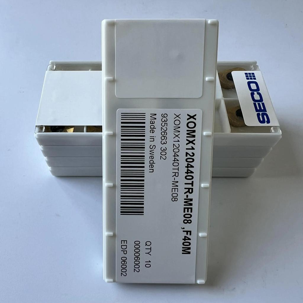 Seco / XOMX120440TR-ME08,F40M /Original Blade Carbide CNC Blade 10 PCS
