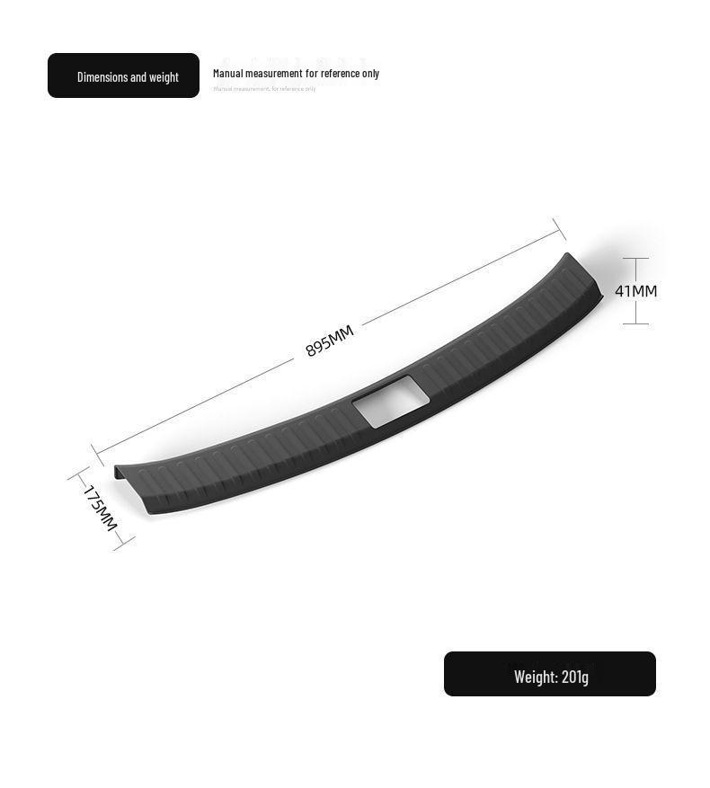 Xiaomi YU7 Trunk & Door Sill Protection Strip - Anti-Scratch Car Decor Accessory