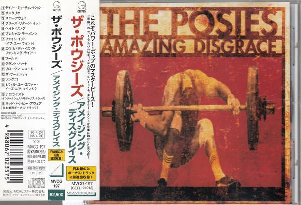 

CD POSIES - Amazing Disgrace MVCG197PROMO Geffen Records 1996 Japan Rock Used