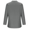 Camicia estiva taglie forti tinta unita casual in cotone e lino, camicetta vintage con tasca, abbigliamento da donna