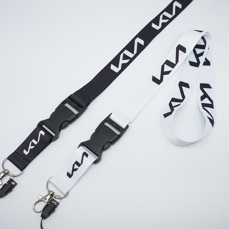IBGI9 Nylon bedrucktes Abzeichen Lanyard Autoschlüsselanhänger für Kia Sportage Ceed Picanto Rio ProCeed Niro 5 3 4 K7 K5 K8 K3 Ray K9