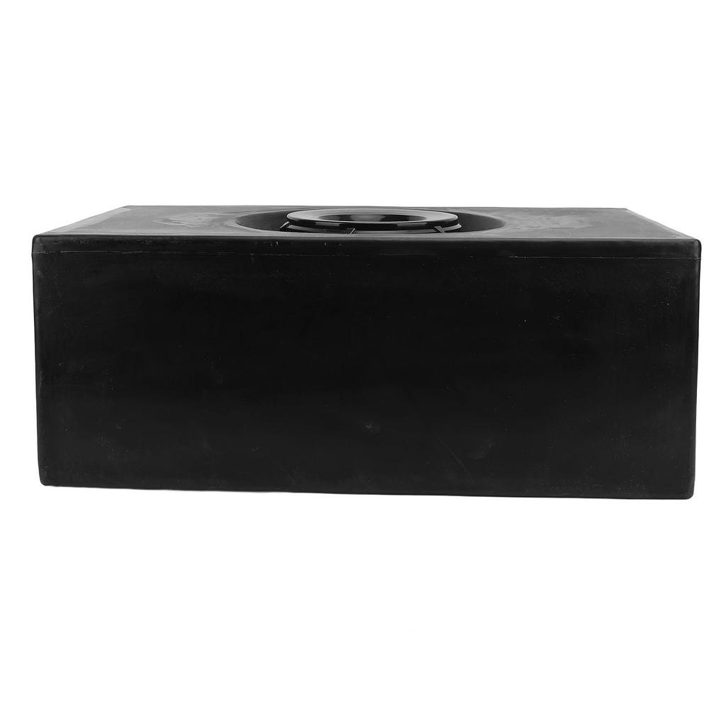 8 Gallon RV Water Storage Tank Food Grade PE Fresh Water Holding Tank for Trailer Camper Boat Yacht Black