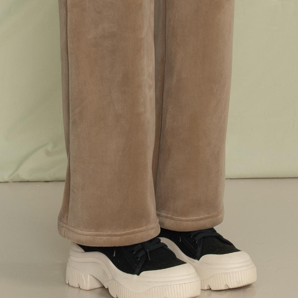 DURAN Corduroy Brushed Wide Pants Dbf5W-9217 4 Colors