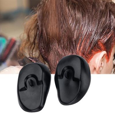 1 Pair Ear Cover Fully Protect Ergonomics Design Lightweight Hair Coloring Dyeing Ear Caps Accessories for Home Use