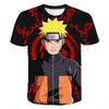 Kids Anime Naruto Uzumaki Sasuke 3D Full Print T-shirt Boys Girls Short Sleeve Casual Oversized Naruto Fan